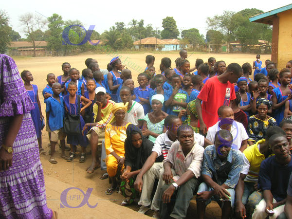 KDEC School Kenema book donation ceremony
